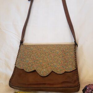 Patricia Nash Leather Floral Crossbody